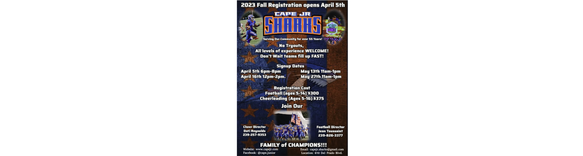 2023 Fall Signups